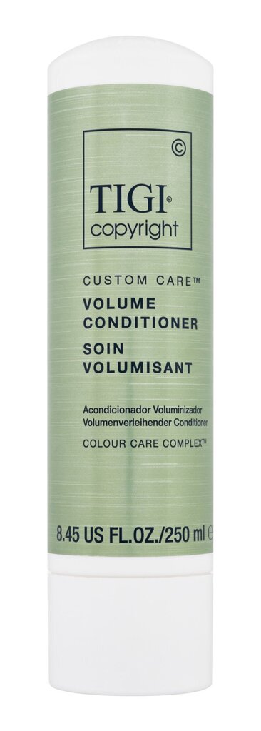 Kondicionieris matu apjomam TIGI COPYRIGHT Volume Conditioner 250ml цена и информация | Matu kondicionieri, balzāmi | 220.lv