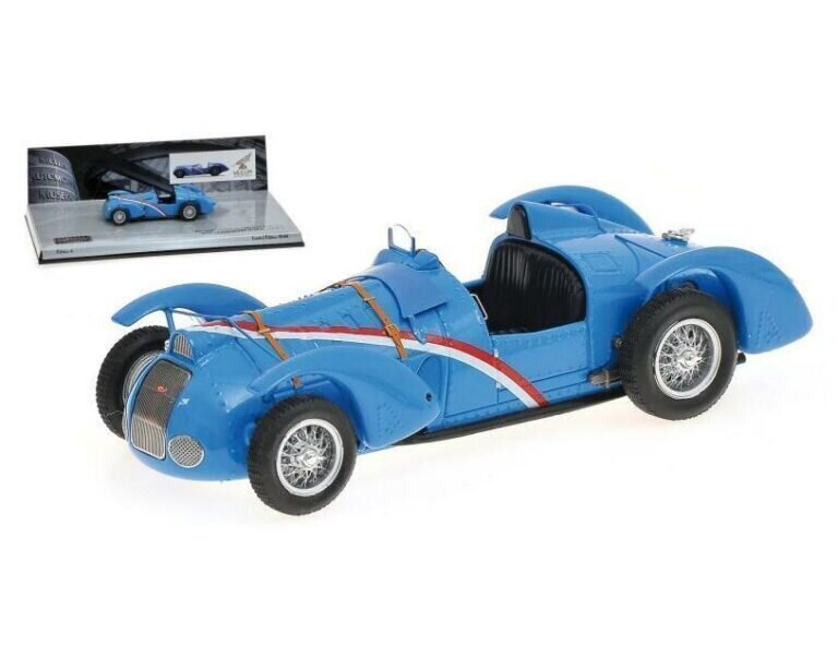 DELAHAYE TYPE 145 V-12 SPIDER 1932 BLUETTE 437116100 Minichamps 1:43 437116100 cena un informācija | Kolekcionējamie modeļi | 220.lv