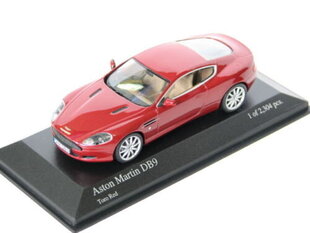 ASTON MARTIN DB9 – 2003 – RED 400137324 new Minichamps 1/43 400137324 cena un informācija | Kolekcionējamie modeļi | 220.lv