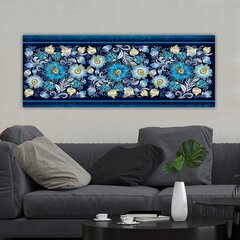 Reprodukcija uz audekla Ziedi, 30x80 cm cena un informācija | Gleznas | 220.lv