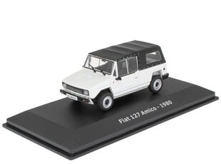 Fiat 127 Amico – 1980 White HACHETTE Classic Cars 1:43 ADD126 cena un informācija | Kolekcionējamie modeļi | 220.lv