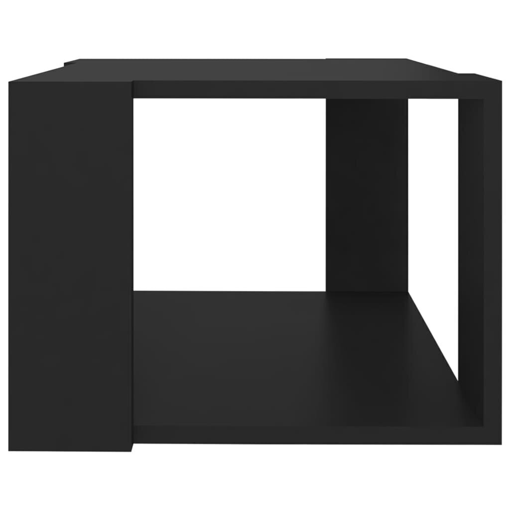 Kafijas galdiņš, 40x40x30 cm, melns цена и информация | Žurnālgaldiņi | 220.lv