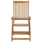 Saliekami dārza krēsli ar spilveniem, 8 gab.. cena un informācija | Dārza krēsli | 220.lv