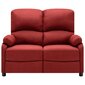 Divvietīgs izvelkamais dīvāns, sarkans cena un informācija | Dīvāni | 220.lv