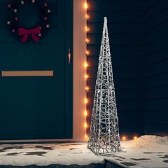 LED dekoracija kūgis, 120cm cena un informācija | Ziemassvētku dekorācijas | 220.lv