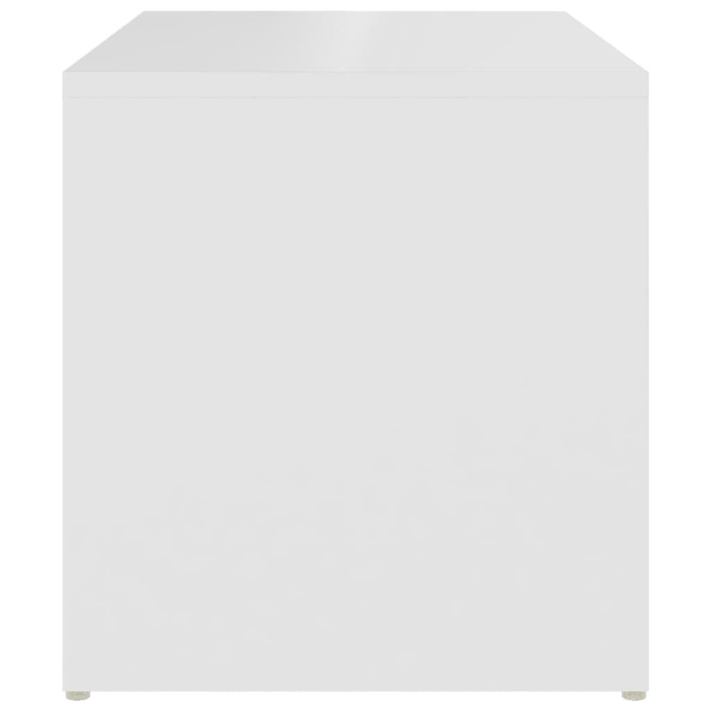 Sānu galds, 59x36x38 cm, balts cena un informācija | Žurnālgaldiņi | 220.lv