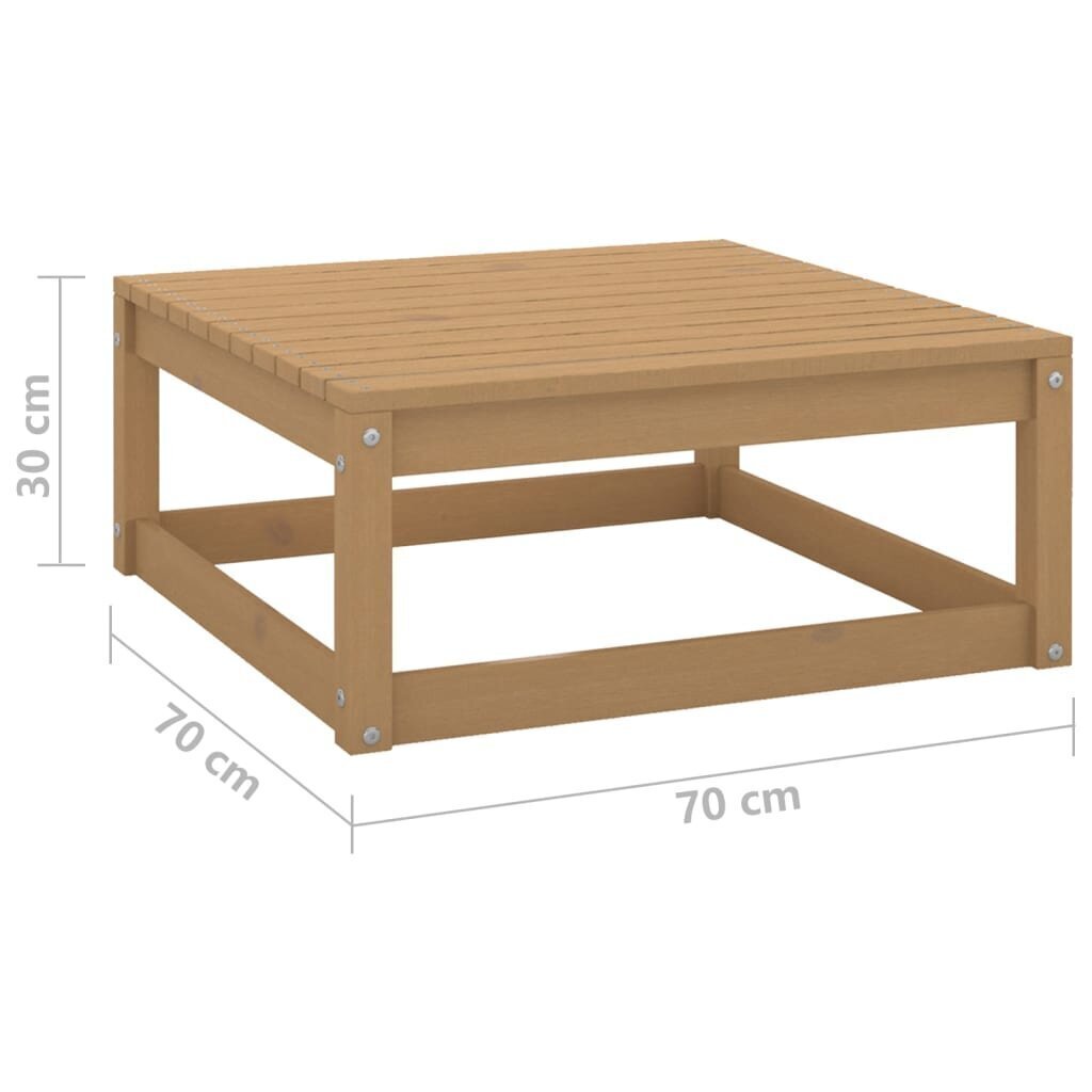 Dārza krēsls, 70x70x30 cm, brūns cena un informācija | Dārza krēsli | 220.lv