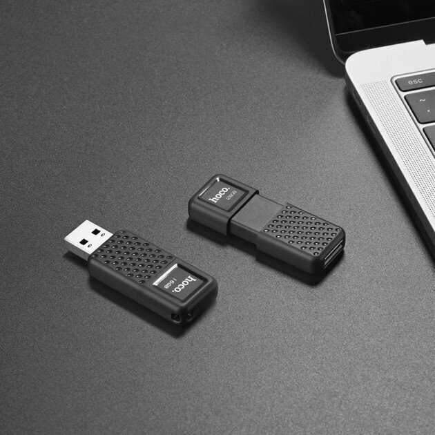 USB zibatmiņas disks datoram vai klēpjdatoram 16GB HOCO UD6 16GB melns USB FLASH цена и информация | USB Atmiņas kartes | 220.lv