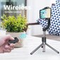 3in1 GIMBAL STABILIZER / STATĪVS / SELFIE STICK Combo Selfie Stick, stabilizators ar statīvu un Bluetooth tālvadības pulti, melns SSTR-L08 цена и информация | Selfie Sticks | 220.lv