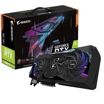 Gigabyte Aorus GeForce RTX 3080 Ti Master 12G cena un informācija | Videokartes (GPU) | 220.lv