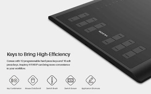 Grafiskais planšetdators HUION Inspiroy 1060 Plus cena un informācija | Grafiskās planšetes | 220.lv