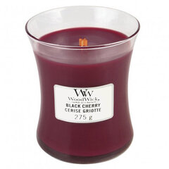 WoodWick ароматическая свеча Black Cherry, 275 г цена и информация | Подсвечники, свечи | 220.lv
