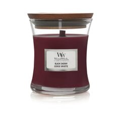 WoodWick aromātiska svece Black Cherry, 275 g cena un informācija | Sveces un svečturi | 220.lv