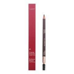 Карандаш для бровей Clarins Eyebrow Pencil 01 Dark Brown, 1.3 г цена и информация | Тушь, средства для роста ресниц, тени для век, карандаши для глаз | 220.lv