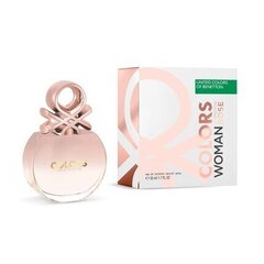 Tualetes ūdens Benetton Colors Woman Rose EDT sievietēm, 50 ml цена и информация | Женские духи | 220.lv