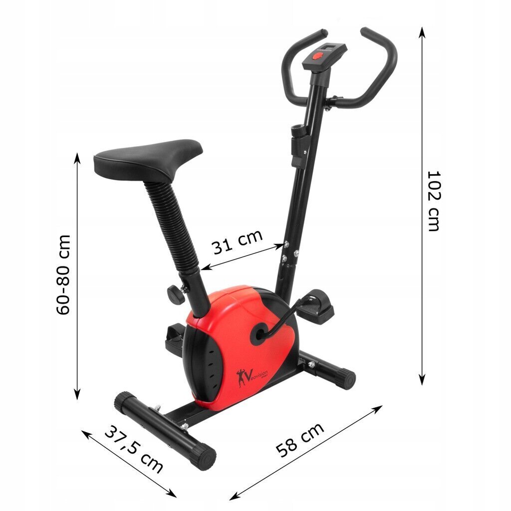 Velotrenažieris Veovision Sport F37, sarkans cena un informācija | Velotrenažieri | 220.lv