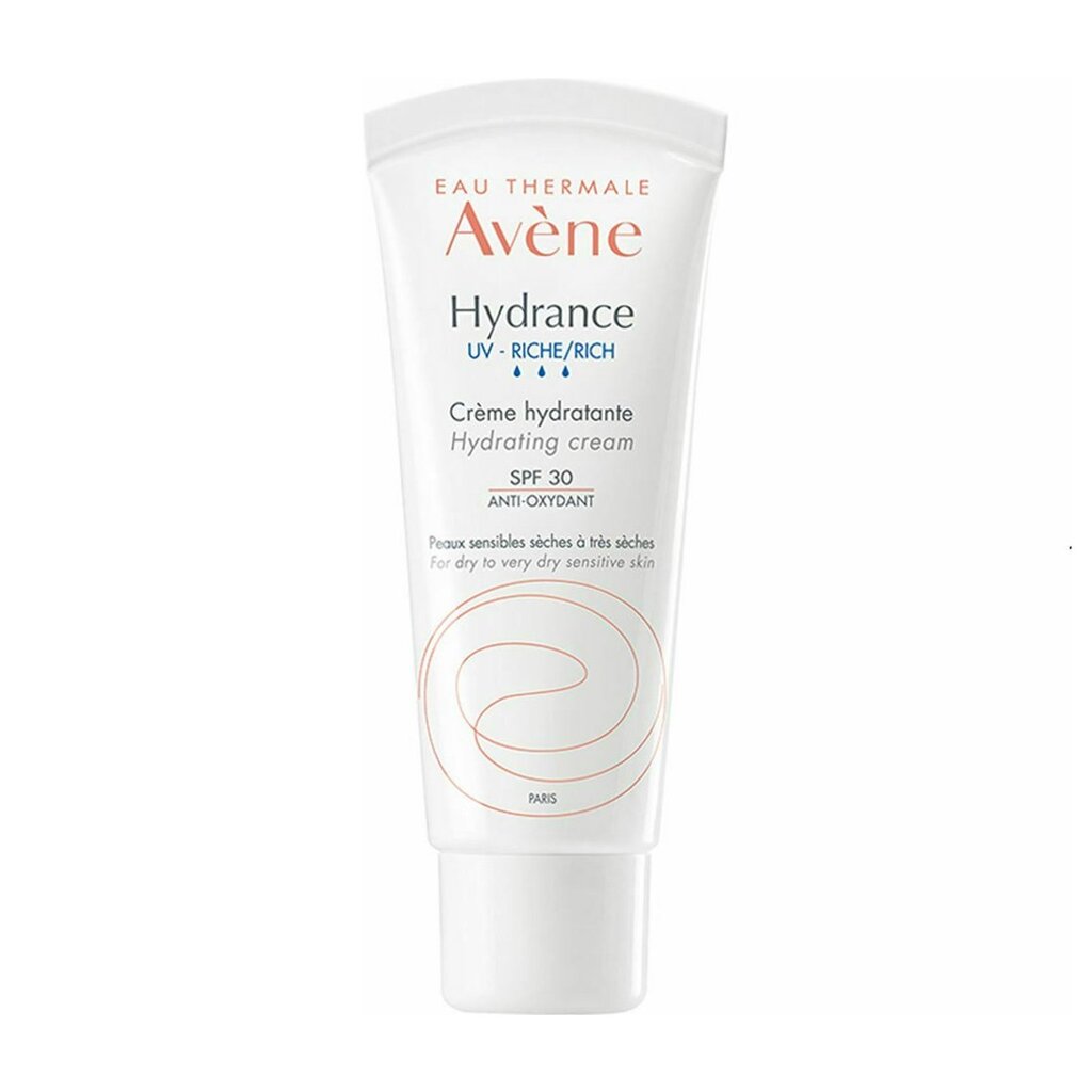 Mitrinoša emulsija Avene Hydrance UV Rich SPF30, 40 ml cena un informācija | Sejas krēmi | 220.lv