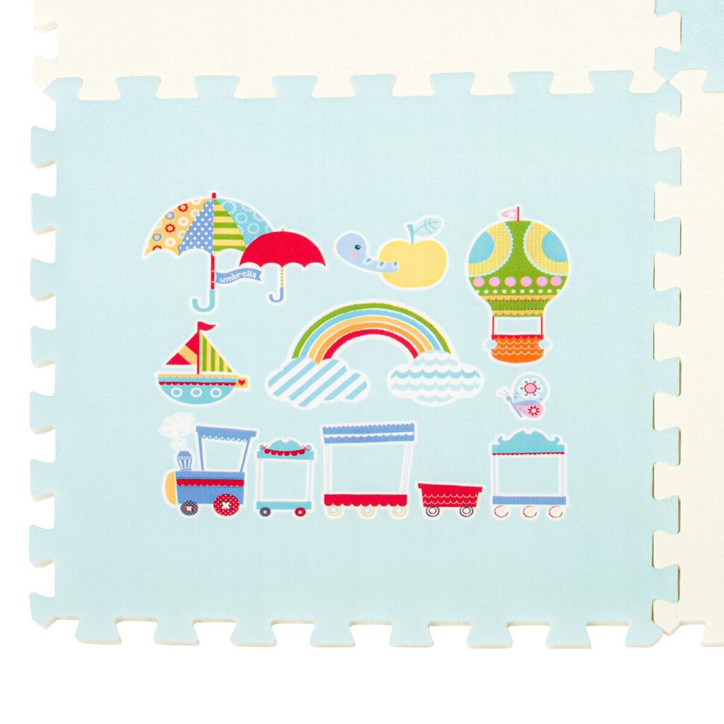 Izglītojoša puzle - bērnu paklājs 177 x 118 x 1,3 cm cena un informācija | Attīstošie paklājiņi | 220.lv