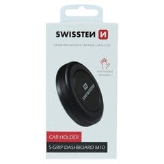 Универсальный держатель с магнитом для устройств Swissten S-Grip M10, черный цена и информация | Держатели для телефонов | 220.lv