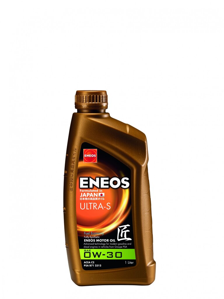 Motoreļļa, ENEOS Premium Ultra S 0W-30 ACEA C2, PSA B712312, 1L cena un informācija | Motoreļļas | 220.lv