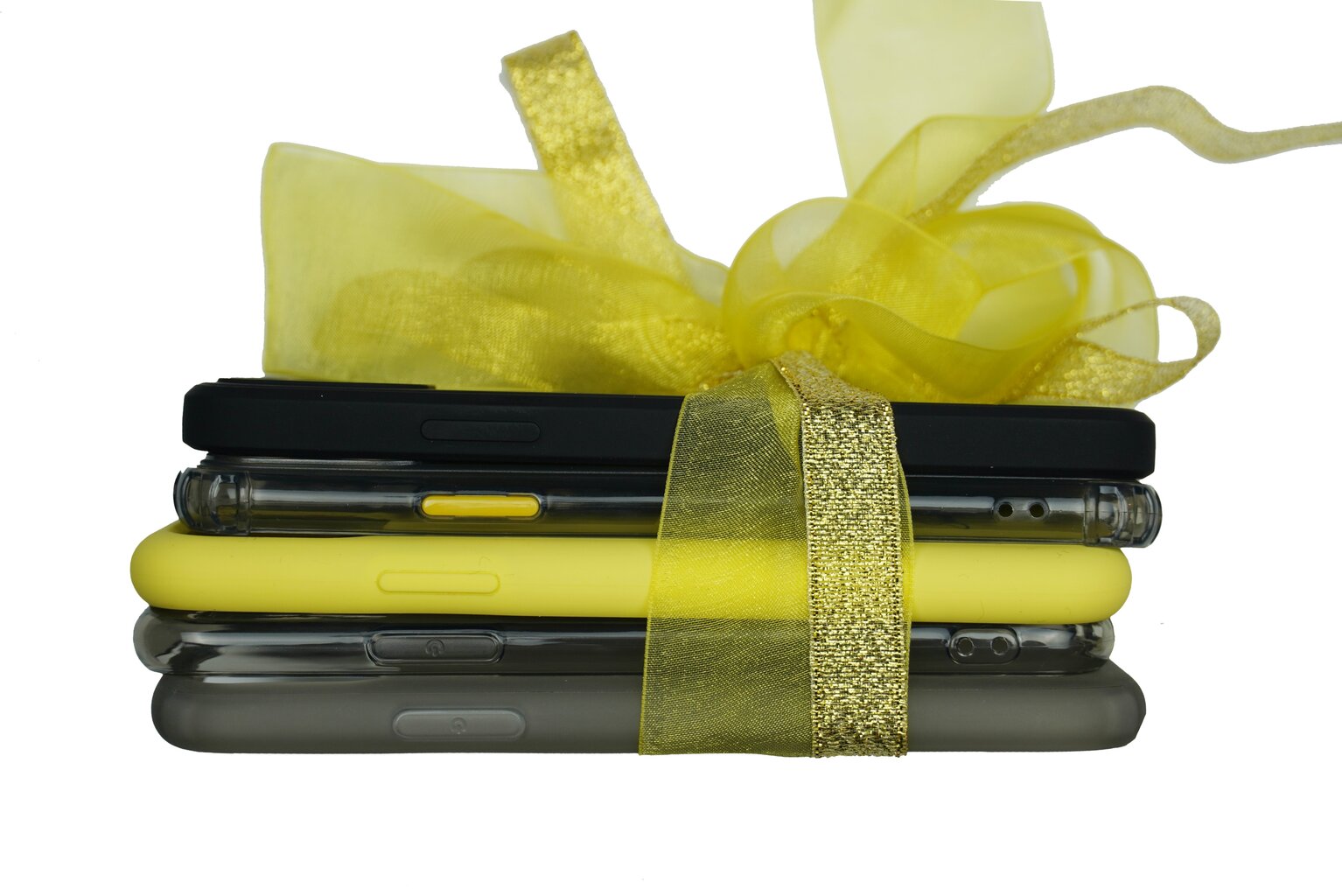Aizsargvāciņi "Gift Set Soundberry 5 " paredzēts Apple iPhone 11 Pro - selection of yellow and black cena un informācija | Telefonu vāciņi, maciņi | 220.lv