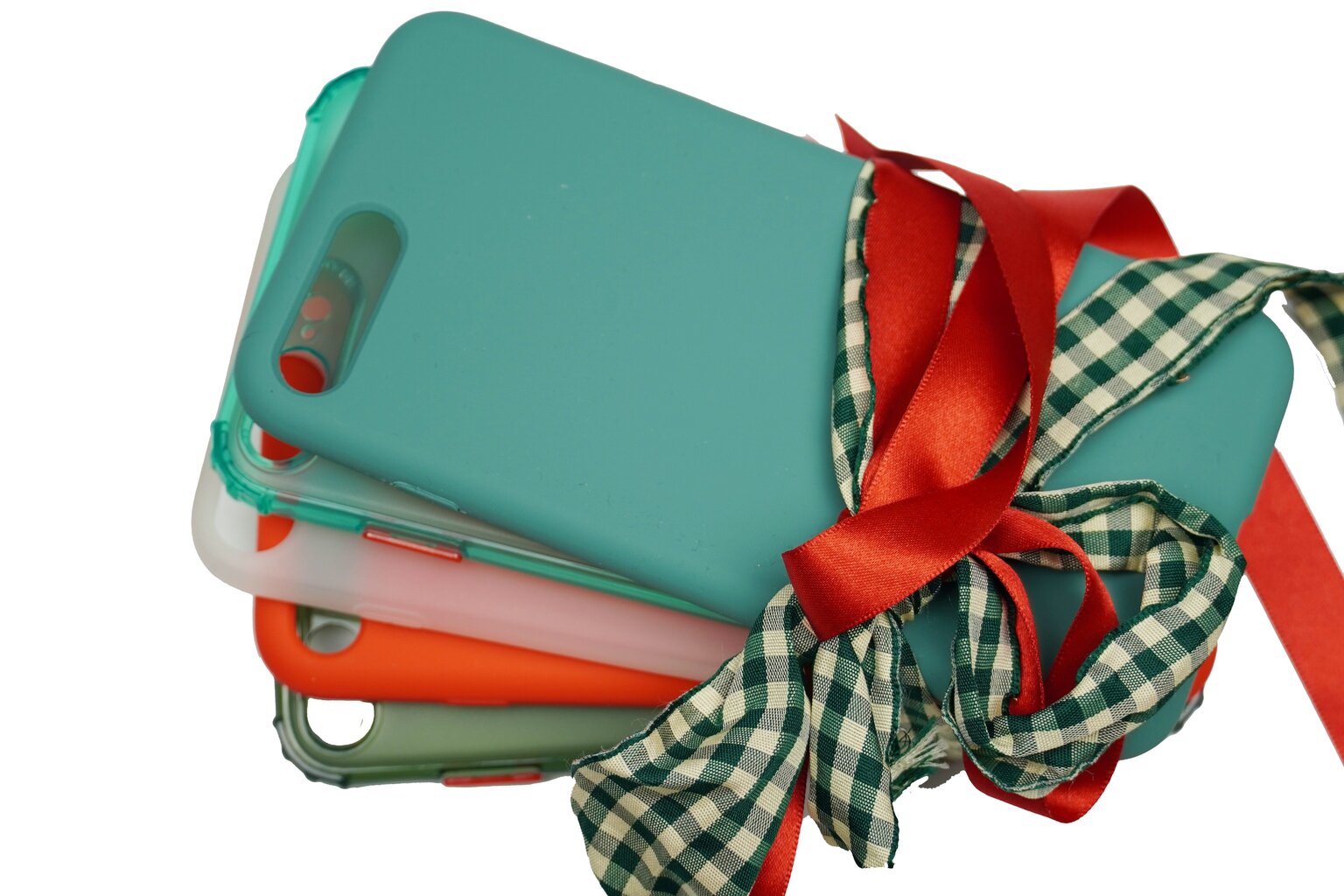 Aizsargvāciņi "Gift Set Soundberry 5 " paredzēts Apple iPhone 7Plus/8Plus - selection of red,green and white cena un informācija | Telefonu vāciņi, maciņi | 220.lv