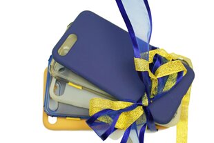 Чехол Gift Set Soundberry 5 for Apple iPhone 7Plus/8Plus - selection of midnight blue and sunny yellow цена и информация | Чехлы для телефонов | 220.lv