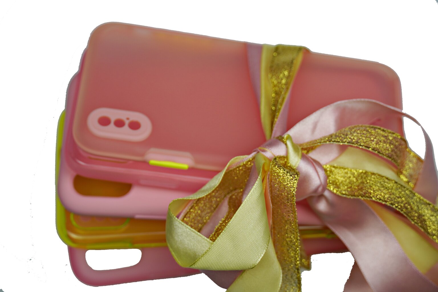 Aizsargvāciņi "Gift Set Soundberry 5 " paredzēts Apple iPhone X/Xs selection of pink and neon lime cena un informācija | Telefonu vāciņi, maciņi | 220.lv