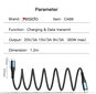 Yesido Fast charge USB C (Type c to Type C) 60 W, 1.2 m, mod. CA66 cena un informācija | Savienotājkabeļi | 220.lv