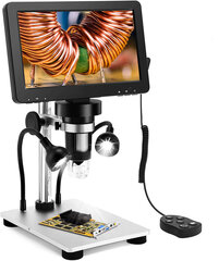 Профессиональный цифровой микроскоп 1200х для ремонта электроники цена и информация | Телескопы и микроскопы | 220.lv