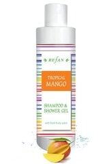 Šampūns-dušas želeja "Tropical Mango", REFAN цена и информация | Масла, гели для душа | 220.lv