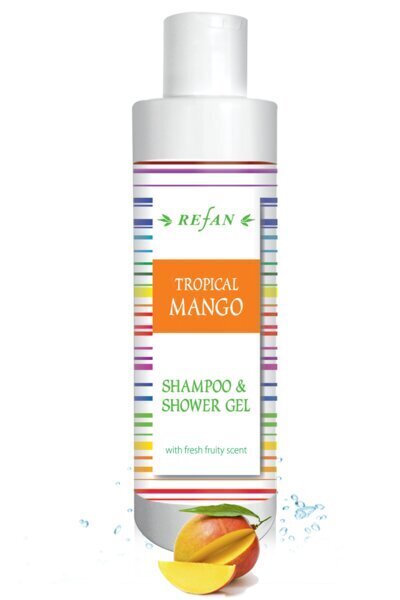 Šampūns-dušas želeja "Tropical Mango", REFAN cena un informācija | Dušas želejas, eļļas | 220.lv