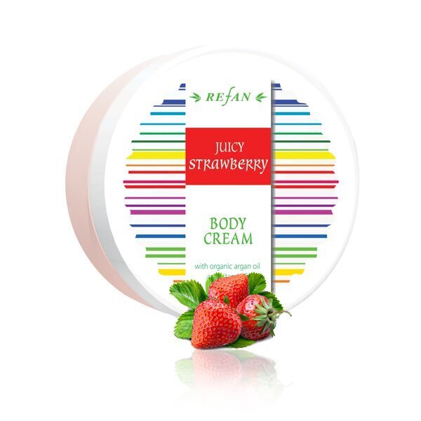 Ķermeņa krēms "Juicy Strawberry", REFAN cena un informācija | Ķermeņa krēmi, losjoni | 220.lv