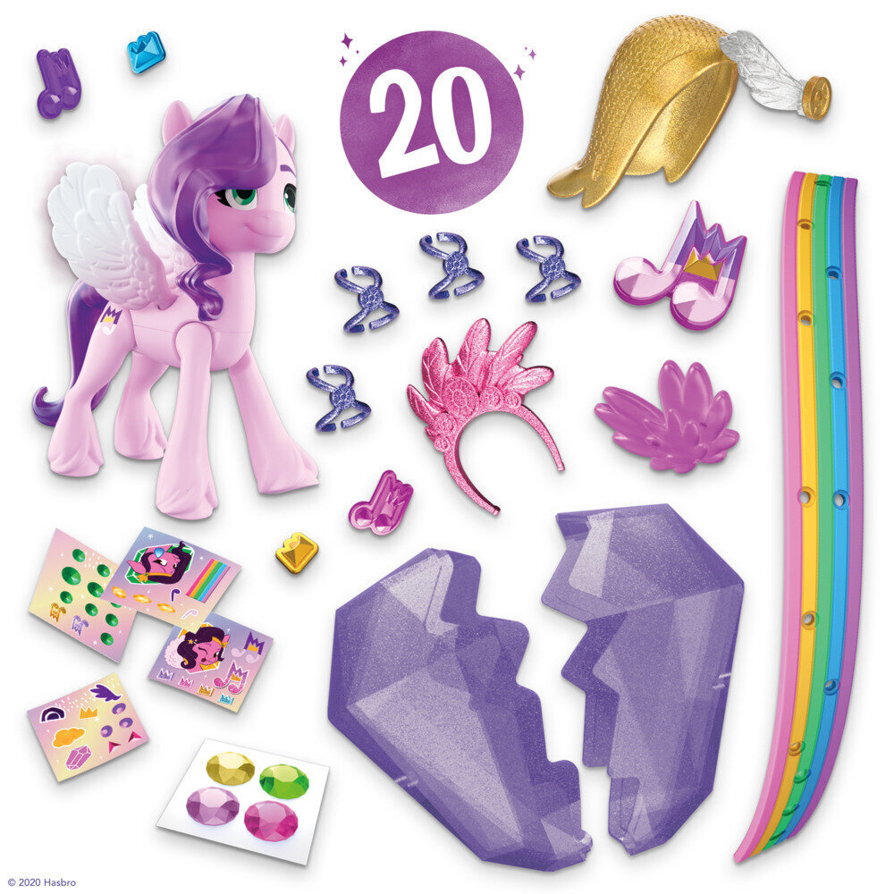 MY LITTLE PONY Rotaļu komplekts "Kristāla piedzīvojumu ponijs Pipp" 7,5 cm cena un informācija | Rotaļlietas meitenēm | 220.lv