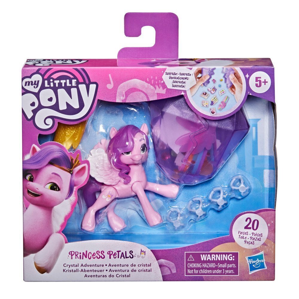 MY LITTLE PONY Rotaļu komplekts "Kristāla piedzīvojumu ponijs Pipp" 7,5 cm cena un informācija | Rotaļlietas meitenēm | 220.lv