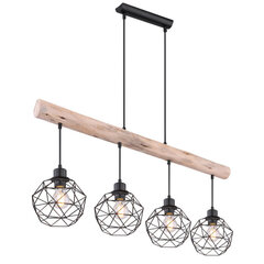 Потолочный светильник Globo Lighting Theodor G15416-4 цена и информация | Настенный/подвесной светильник Eye Spot 11 BL, чёрный | 220.lv