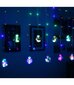 Virtene "Spuldzītes", daudzkrāsaina cena un informācija | Ziemassvētku lampiņas, LED virtenes | 220.lv