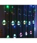 Virtene "Spuldzītes", daudzkrāsaina cena un informācija | Ziemassvētku lampiņas, LED virtenes | 220.lv