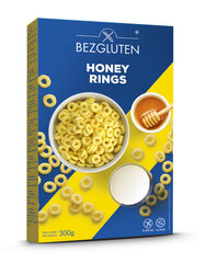 Bezglutēna brokastis BEZGLUTEN "Honey Rings", 300 g cena un informācija | Brokastu pārslas | 220.lv
