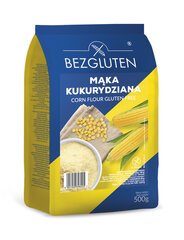 Bezglutēna kukurūzas milti BEZGLUTEN "Corn Flour", 500 g cena un informācija | Milti | 220.lv