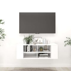 TV skapītis, balts, 102x35x35 cm cena un informācija | TV galdiņi | 220.lv
