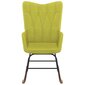 Šūpuļkrēsls, zaļas krāsas cena un informācija | Atpūtas krēsli | 220.lv