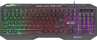 Fury HELLFIRE 2 Gaming keyboard, RGB LED цена и информация | Клавиатуры | 220.lv