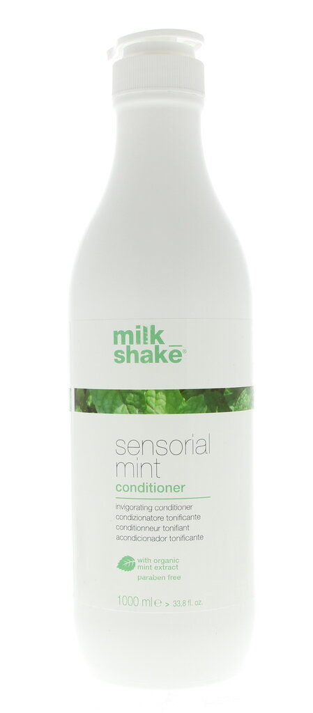 Atsvaidzinošs kondicionieris Milk Shake Sensorial Mint, 1000ml cena un informācija | Matu kondicionieri, balzāmi | 220.lv
