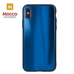 Mocco Aurora Glass Silikona Apvalks Priekš Samsung Galaxy S21 Zils цена и информация | Чехлы для телефонов | 220.lv