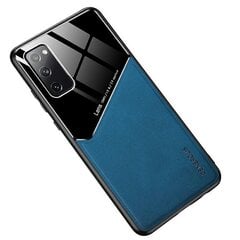 Mocco Lens Leather Back Case Кожанный чехол для Apple iPhone 12 Pro Синий цена и информация | Чехлы для телефонов | 220.lv