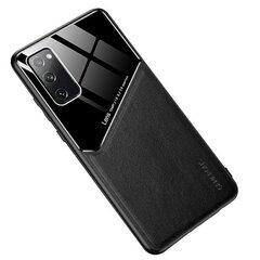 Mocco Lens Leather Back Case Aizmugurējais Ādas Apvalks Priekš Samsung Galaxy A42 5G Melns cena un informācija | Telefonu vāciņi, maciņi | 220.lv