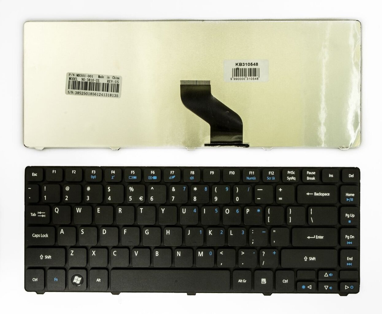 Tastatūra ACER Aspire 3810 цена и информация | Komponentu piederumi | 220.lv