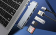 Adapteris 6-vienā UGREEN CM380 USB-C centrmezgls priekš MacBook Air / Pro, pelēks цена и информация | Adapteri un USB centrmezgli | 220.lv