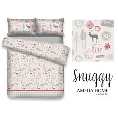 AmeliaHome Рождественский комплект постельного белья Snuggy Lappi 155x220, 2 части цена и информация | Комплекты постельного белья | 220.lv